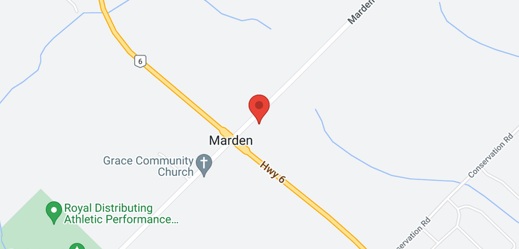 map of 7471 MARDEN Road